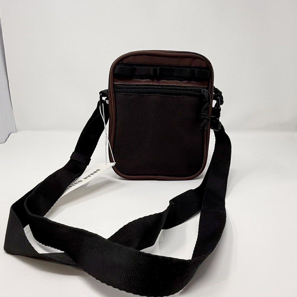 Urban Outfitters Brown Mini Crossbody Bag Nylon Utility Shoulder Pouch Travel - Picture 10 of 10